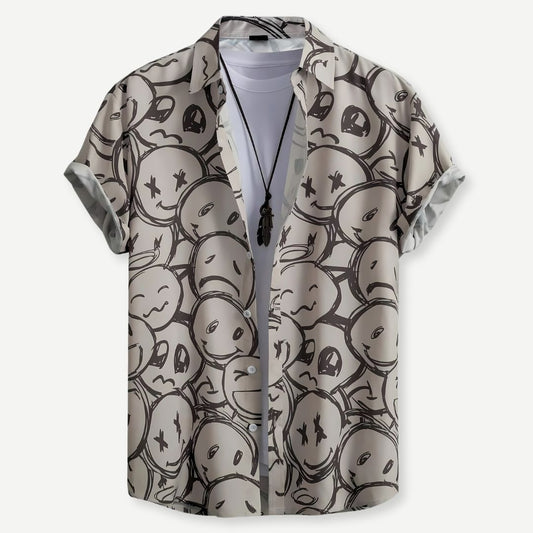 Relaxed "State of Mind" Shirt - Iron Thread