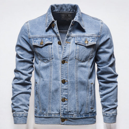 Maverick Washed Denim Jacket - Iron Thread