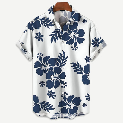 Relaxed Blossom Shirt - Iron Thread