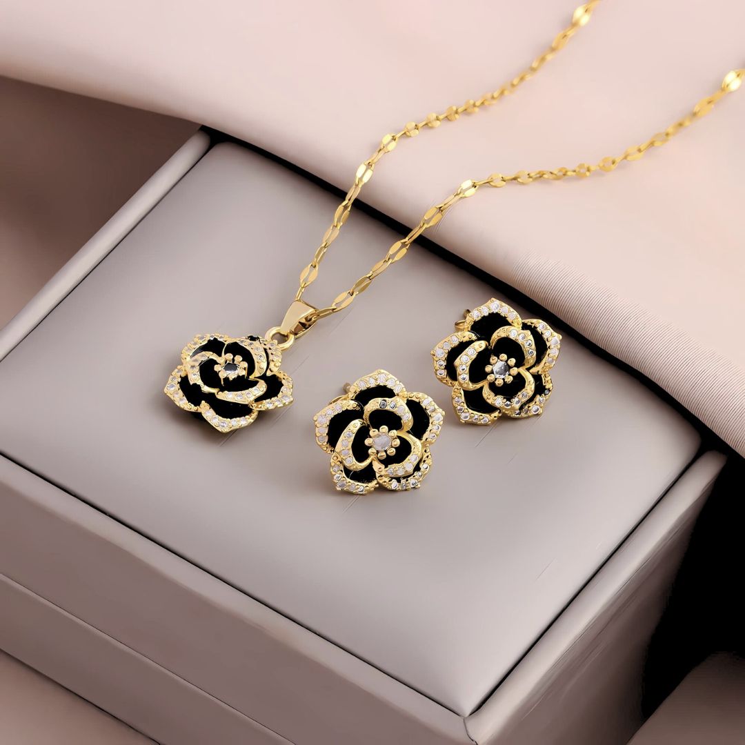 Ebony Bloom Set - Iron Thread