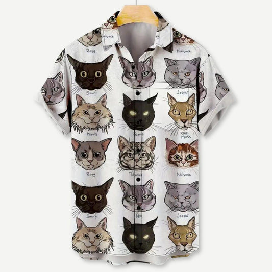 Relaxed "Purrr-sonality" Shirt - Iron Thread