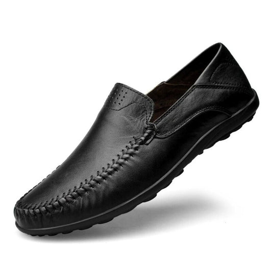 Genuine Leather "Lite Walk" Loafers - Iron Thread