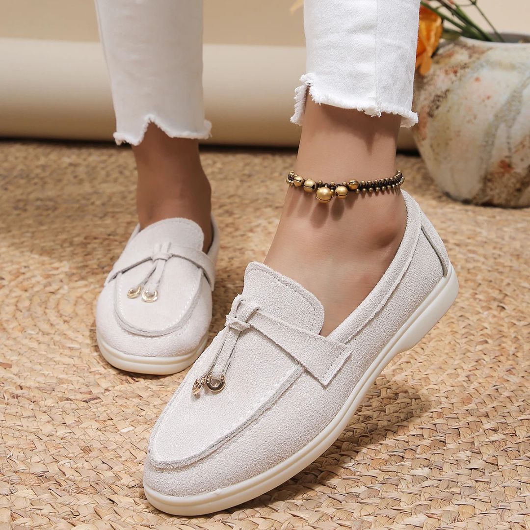 Suede Step Loafers - Iron Thread
