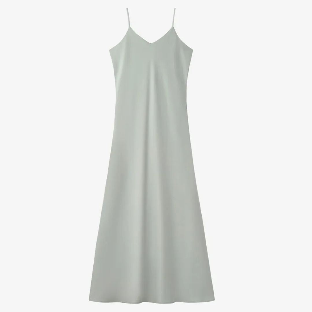 Satin Slip Dress - Iron Thread