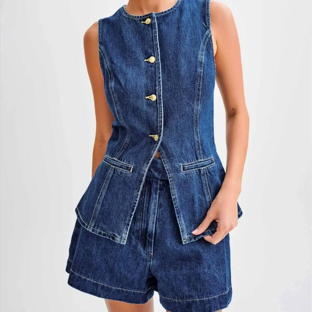 Holly Denim Set - Iron Thread