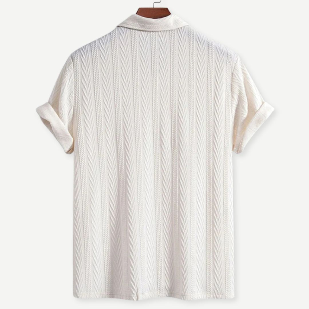 Air-Knit Ivory Polo - Iron Thread