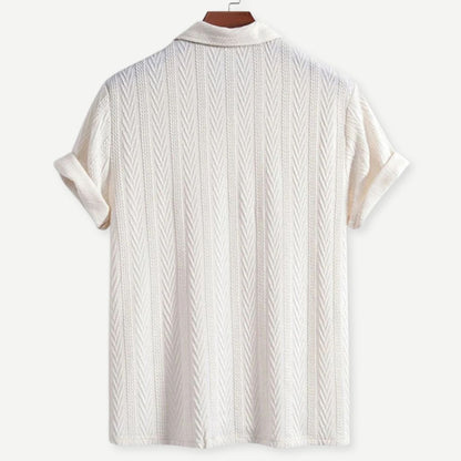 Air-Knit Ivory Polo - Iron Thread