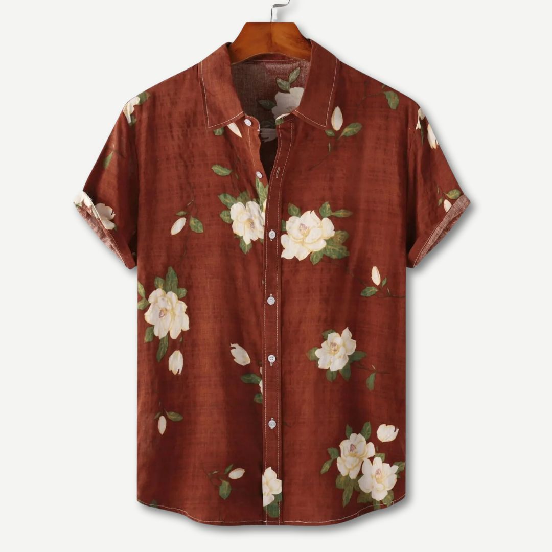 Relaxed Floral Breeze Shirt - Iron Thread