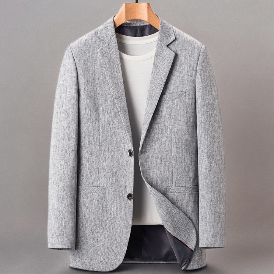 Vitoría Wool Blazer - Iron Thread