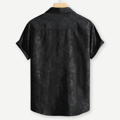 Relaxed Phantom Petals Shirt - Iron Thread