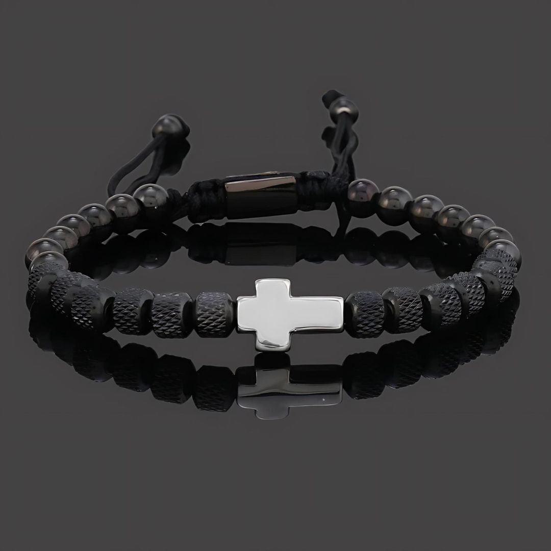 Valor Cross Bracelet - Iron Thread