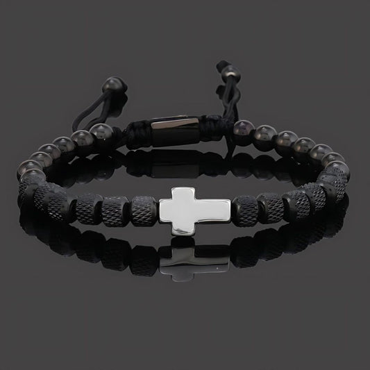 Valor Cross Bracelet - Iron Thread