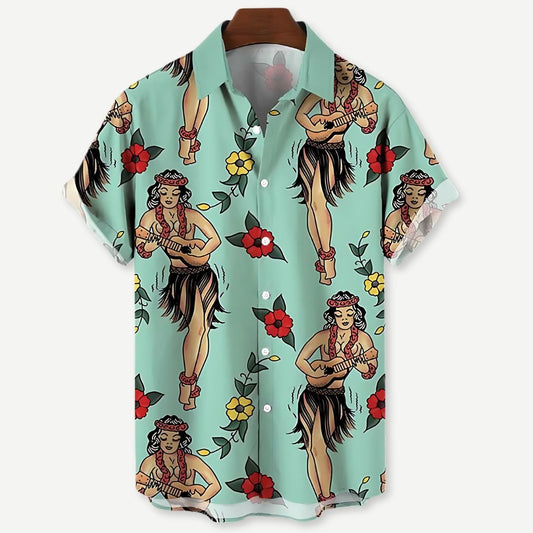 Relaxed "Luau Vibes" Shirt - Iron Thread