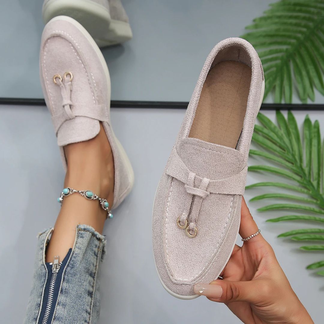 Suede Step Loafers - Iron Thread