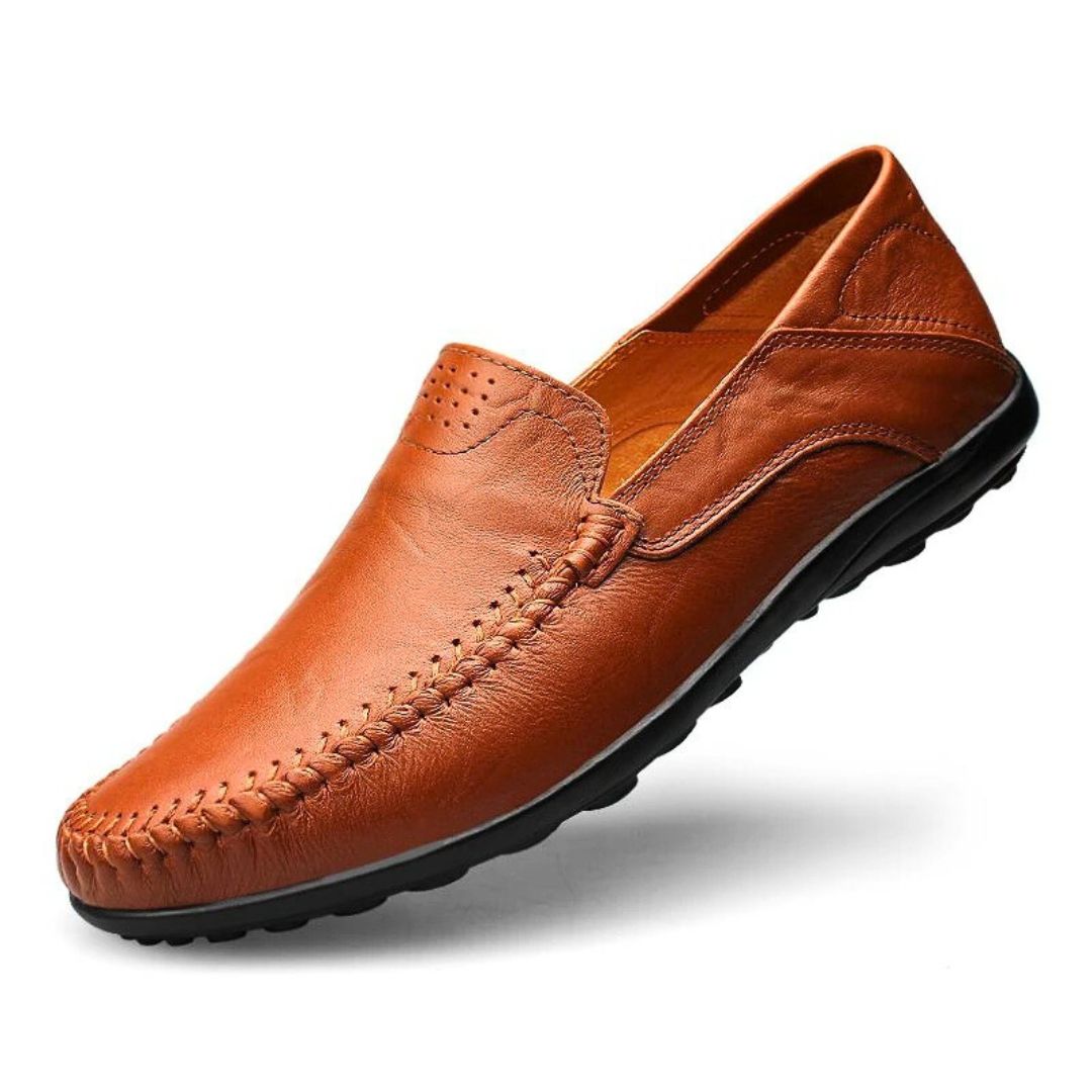 Genuine Leather "Lite Walk" Loafers - Iron Thread