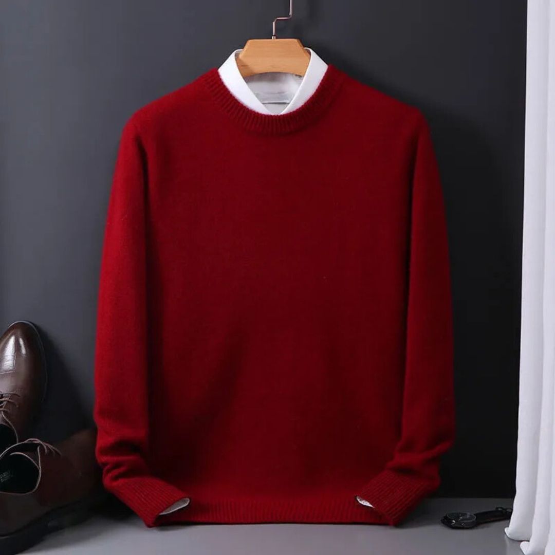 Valencia Cashmere Sweater - Iron Thread