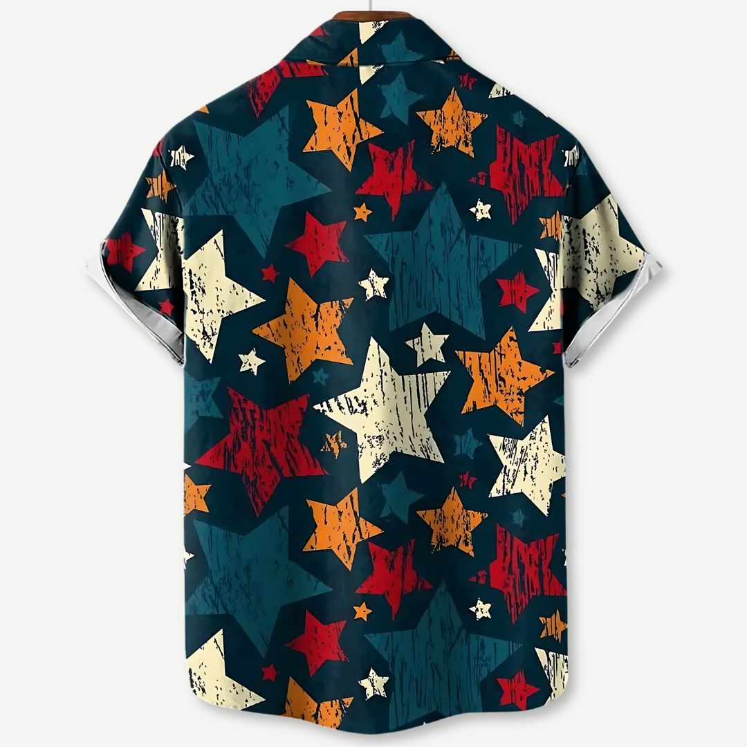 Relaxed "Starry Night" Shirt - Iron Thread
