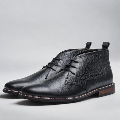 Genuine Leather Chukka Boots - Iron Thread