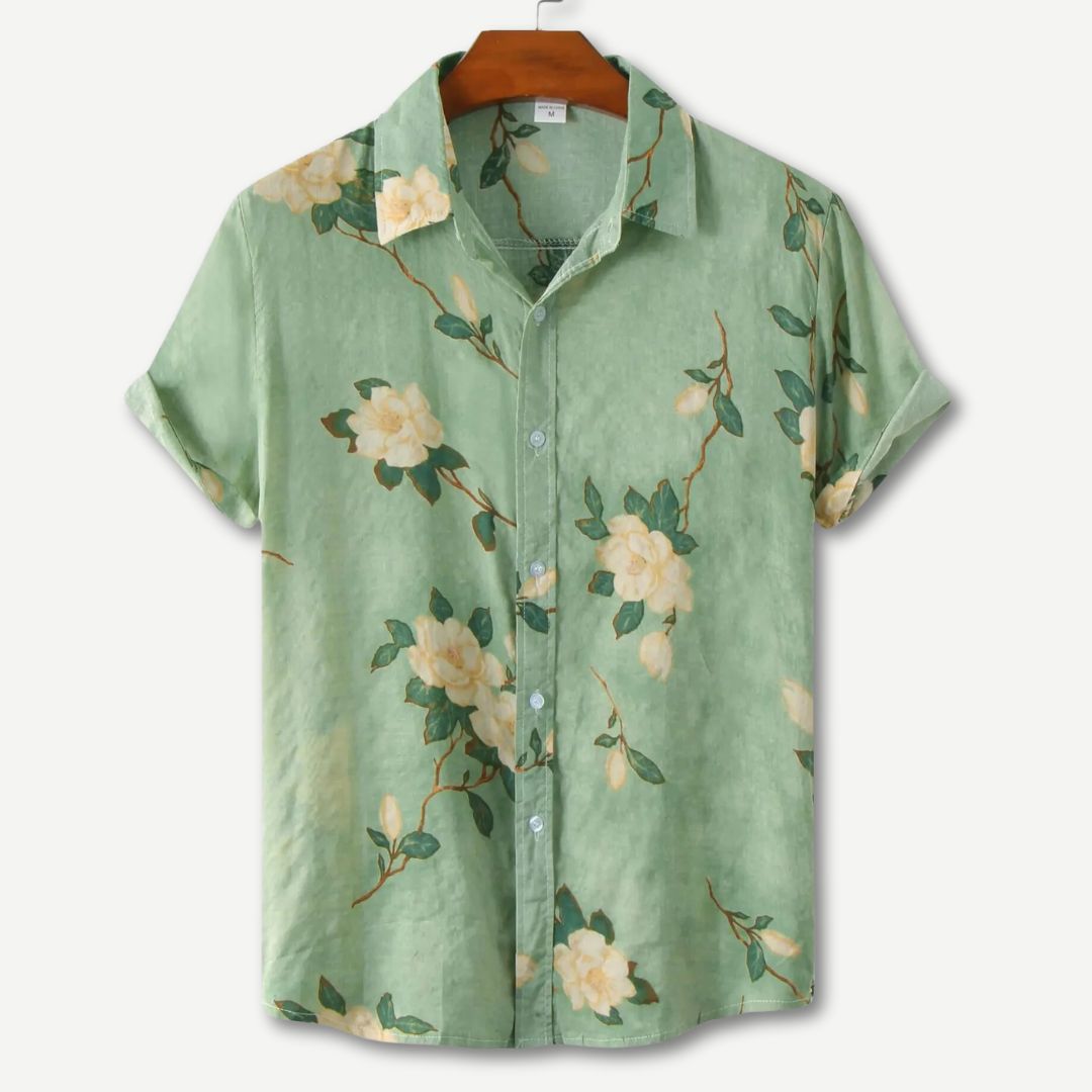 Relaxed Floral Breeze Shirt - Iron Thread