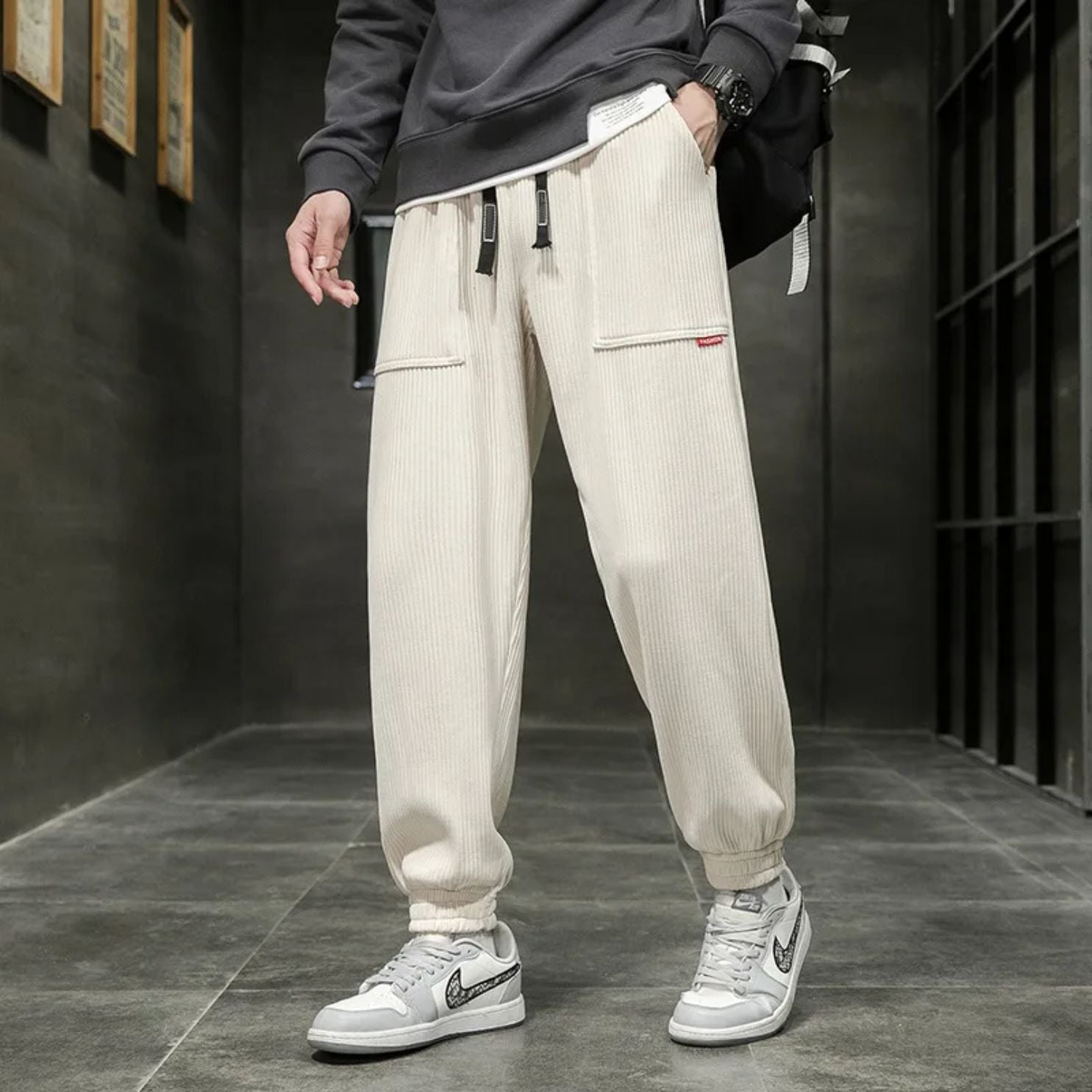 Classic Corduroy Jogger - Iron Thread