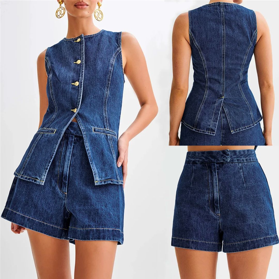 Holly Denim Set - Iron Thread
