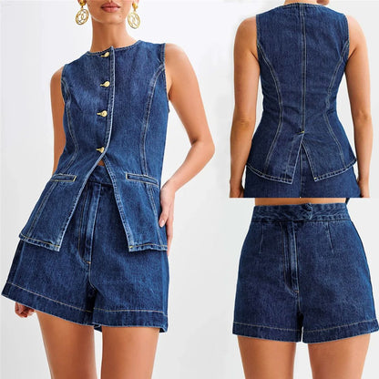 Holly Denim Set - Iron Thread