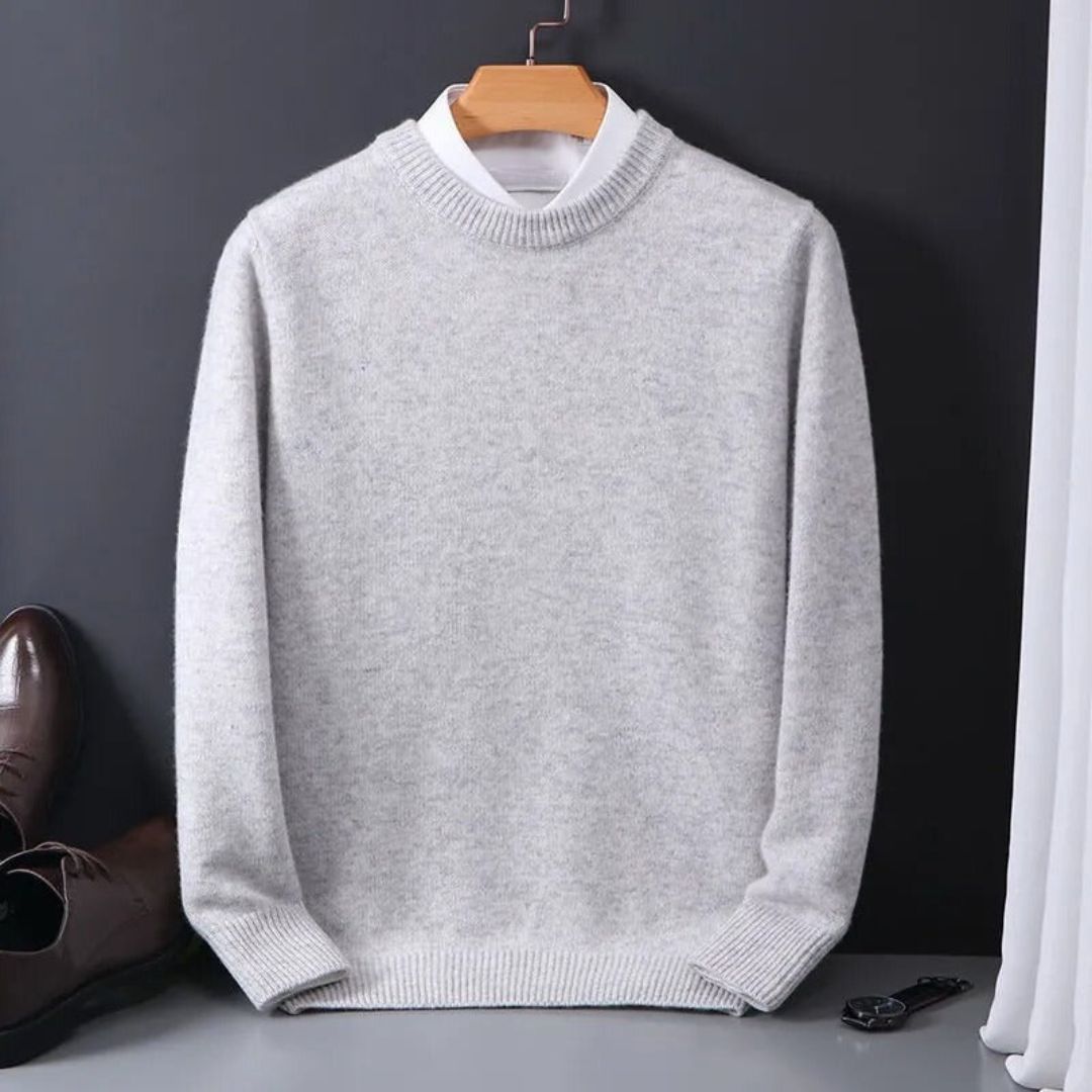Valencia Cashmere Sweater - Iron Thread
