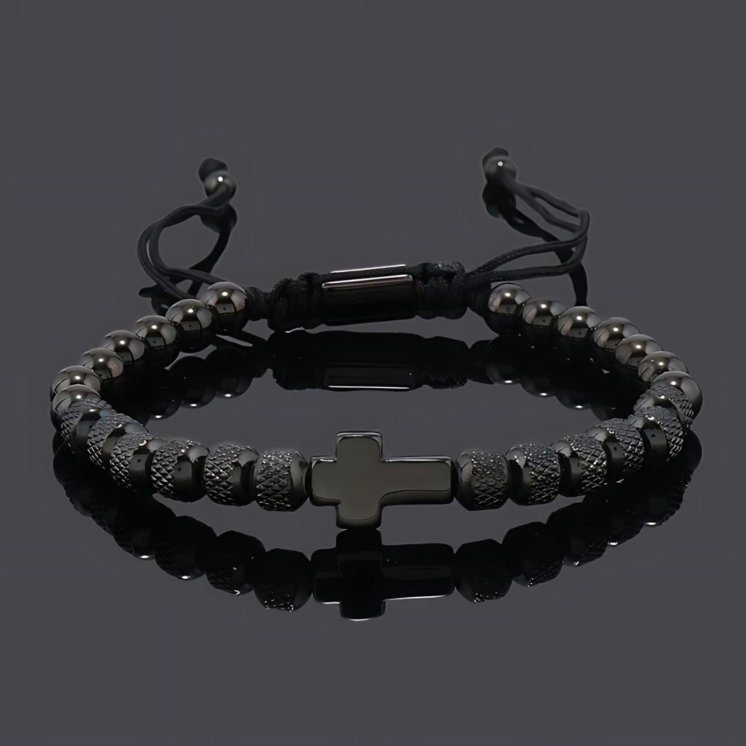 Valor Cross Bracelet - Iron Thread