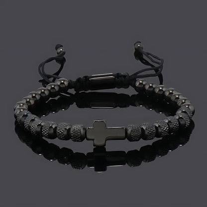 Valor Cross Bracelet - Iron Thread