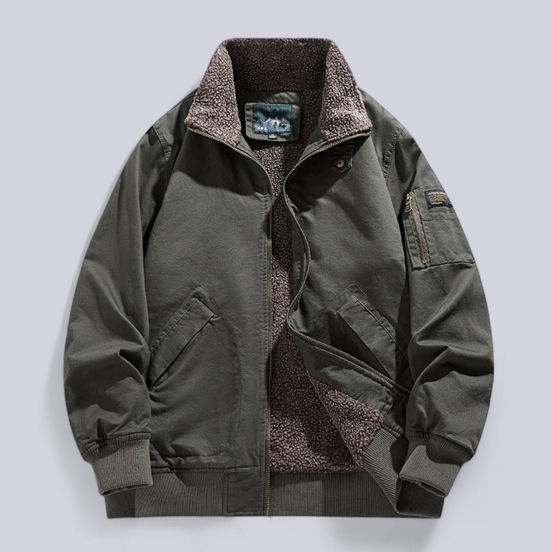 Valencia Wool-Lined Jacket - Iron Thread