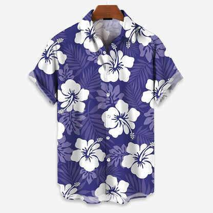Relaxed Blossom Shirt - Iron Thread