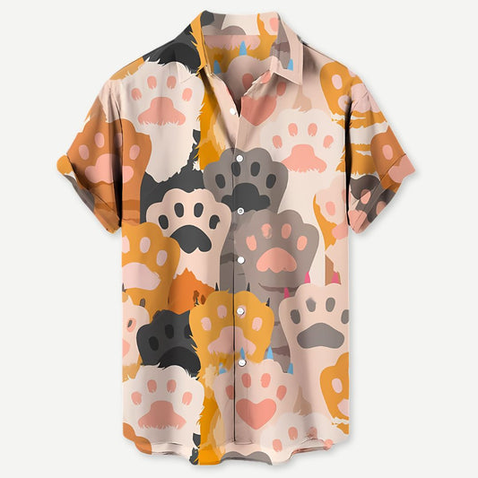 Relaxed "Paw-some" Shirt - Iron Thread