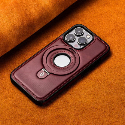 iPhone Leather Case with Magsafe - Iron Thread