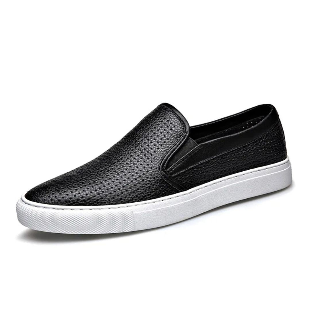 Casual Leather Slip-On - Iron Thread