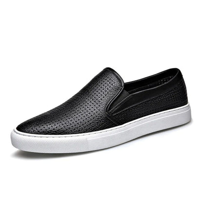 Casual Leather Slip-On - Iron Thread