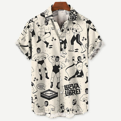Relaxed Luchador Shirt Bundle #1 - Iron Thread