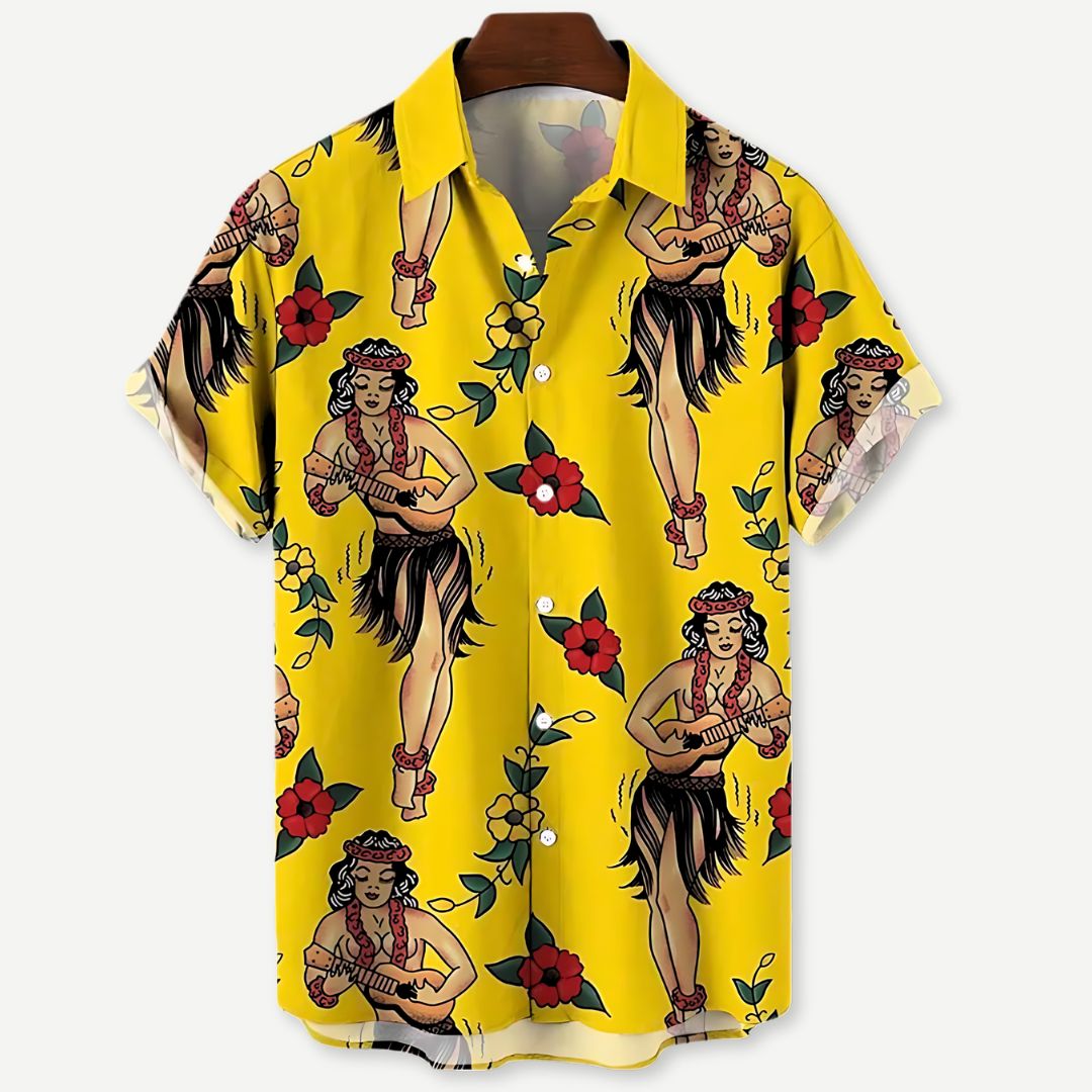 Relaxed "Luau Vibes" Shirt - Iron Thread