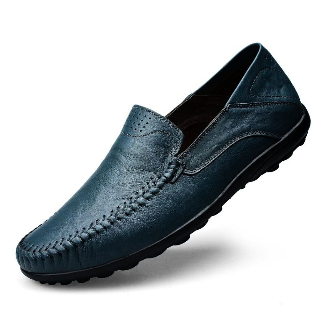 Genuine Leather "Lite Walk" Loafers - Iron Thread