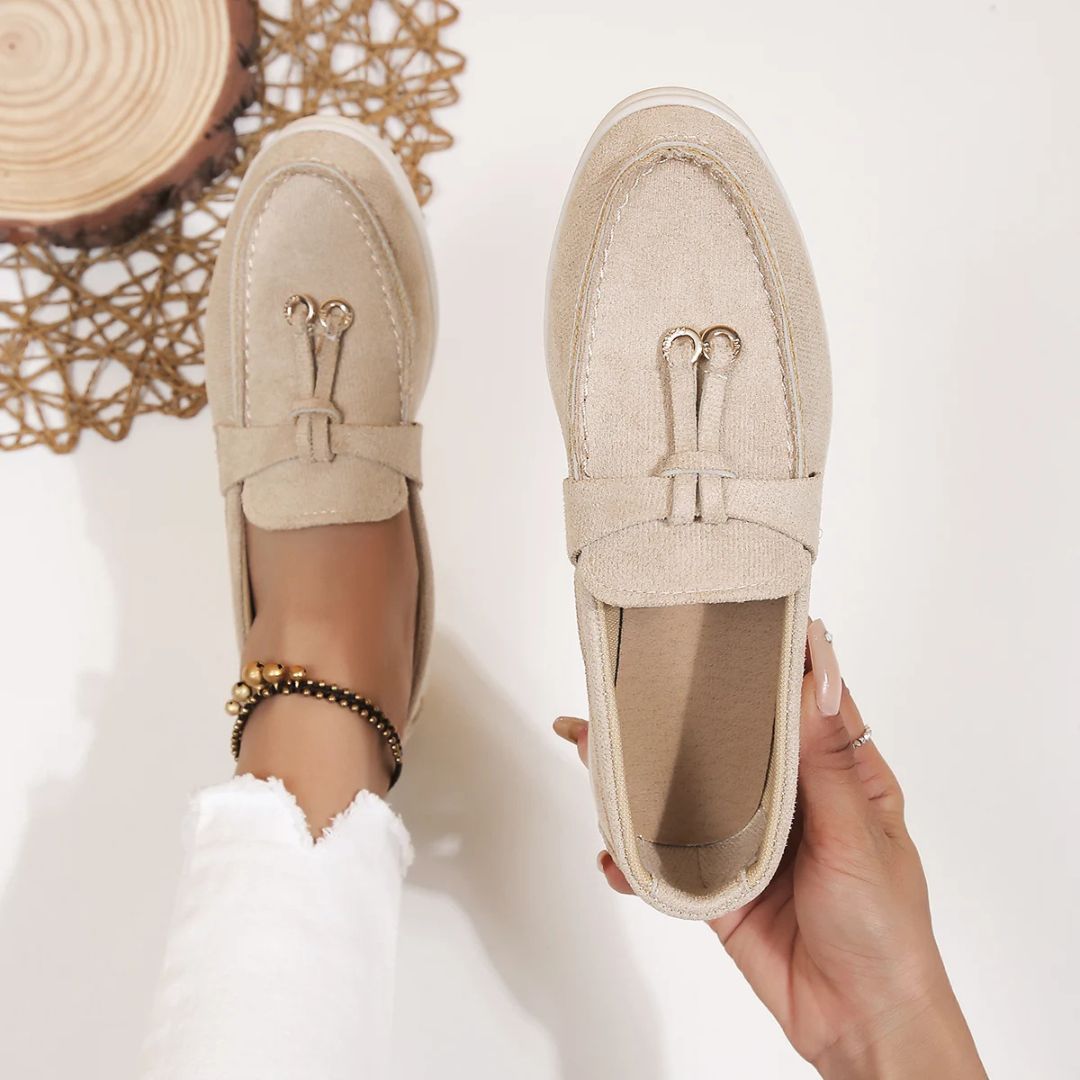 Suede Step Loafers - Iron Thread