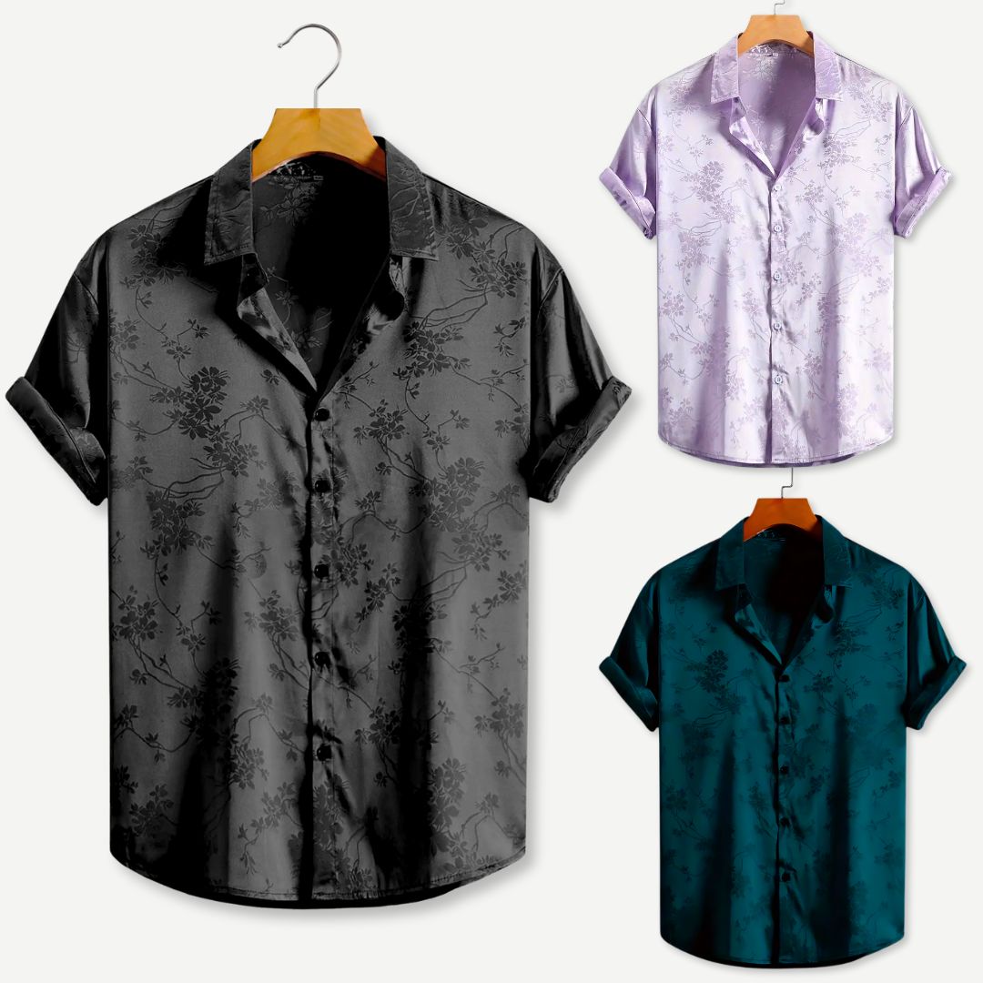 Midnight Bloom Shirt - Iron Thread