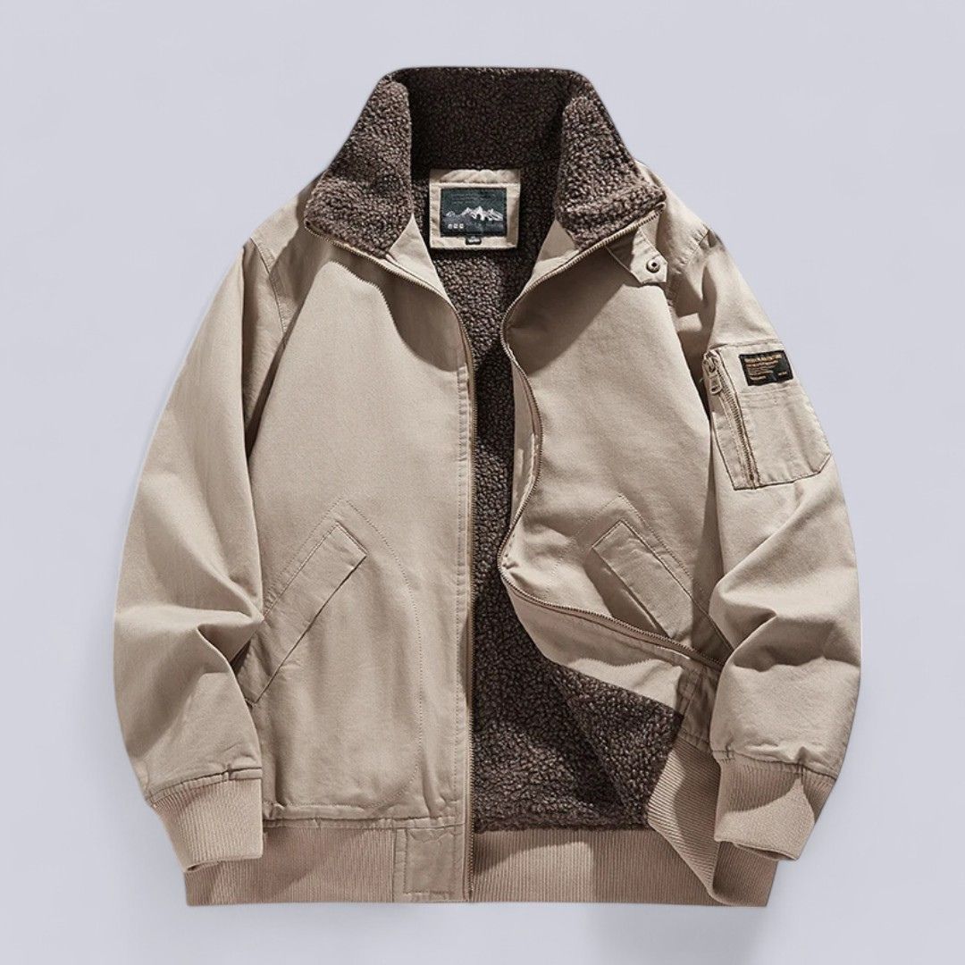Valencia Wool-Lined Jacket - Iron Thread