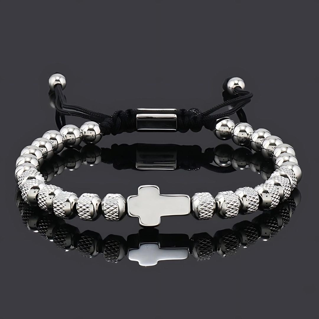 Valor Cross Bracelet - Iron Thread