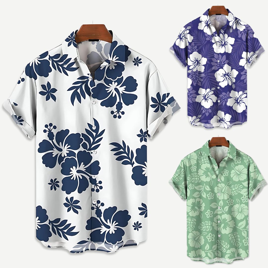 Relaxed Blossom Shirt - Iron Thread