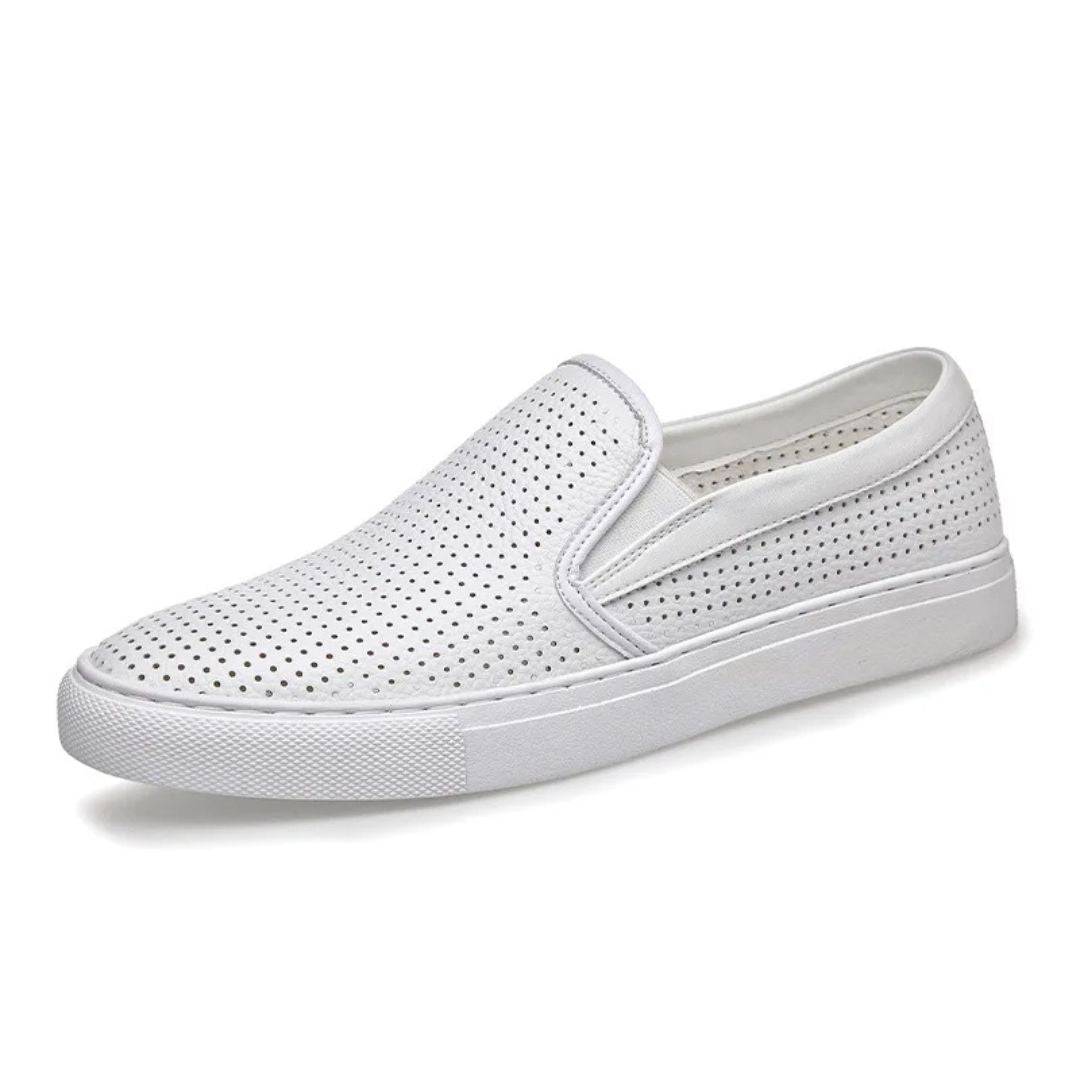 Casual Leather Slip-On - Iron Thread