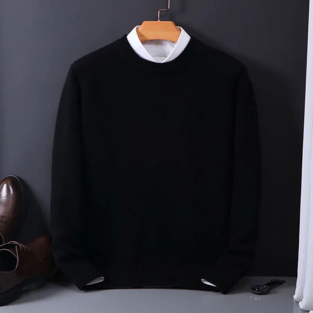 Valencia Cashmere Sweater - Iron Thread