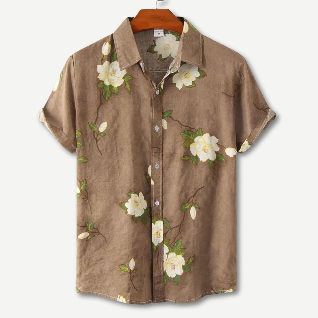 Relaxed Floral Breeze Shirt - Iron Thread