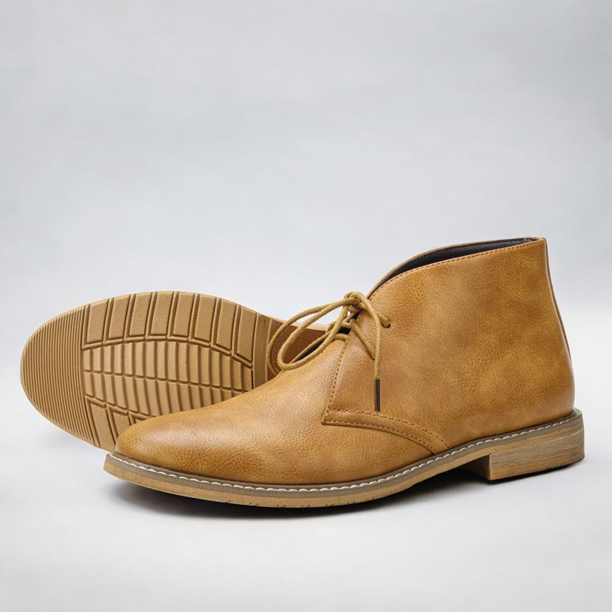 Genuine Leather Chukka Boots - Iron Thread