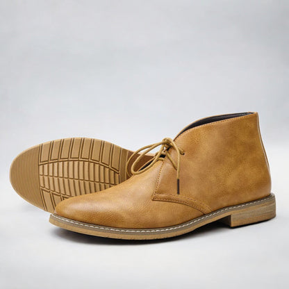 Genuine Leather Chukka Boots - Iron Thread