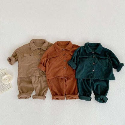 Corduroy Kids Set - Iron Thread
