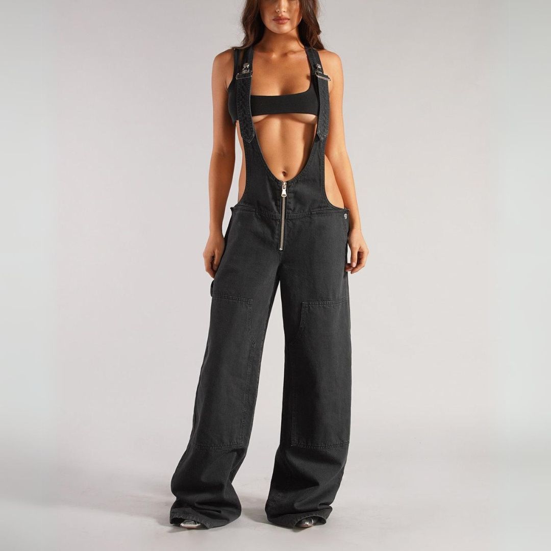 Harper Denim Overalls - Iron Thread
